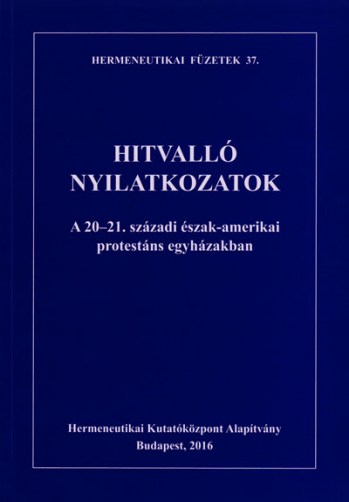 Hitvalló nyilatkozatok (Hermeneutikai Kutatóközpont)