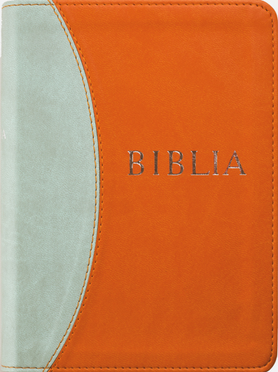 Biblia (RÚF 2014), középméret, puhatáblás, varrott, narancs